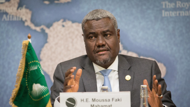 Faki Mahamat affirme le soutien de l'UA au nouveau gouvernement libyen