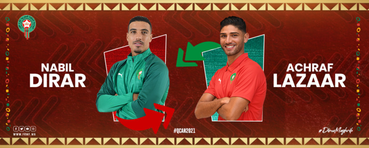 Equipe nationale : Achraf Lazaâr pour remplacer Nabil Dirar, seul absent du groupe