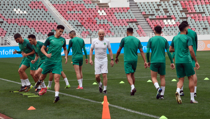 Dernière séance d'entrainement de l'équipe nationale hier lundi avant la rencontre d'aujourd'hui. Dernière séance d'entrainement de l'équipe nationale hier lundi avant la rencontre d'aujourd'hui.