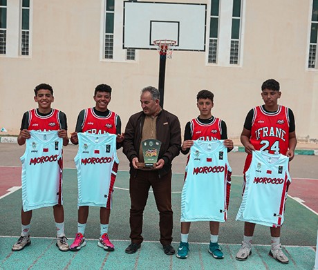 L'équipe Michlifen Ifrane remporte le 1er tournoi national de basketball 3x3