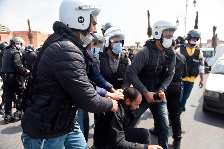 Retour en images sur la manifestation des enseignant contractuels