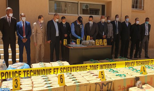 Errachidia : Mise en échec d'une tentative de trafic international de drogue Errachidia : Mise en échec d'une tentative de trafic international de drogue