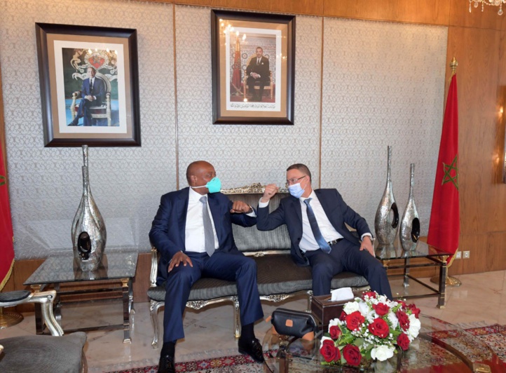 Le président de la Confédération Africaine de Football hôte du Maroc