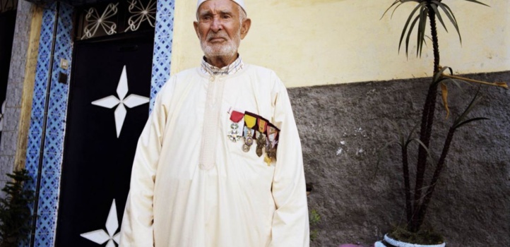 La France met à l'honneur le goumier marocain Hammou Moussik