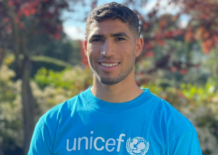 UNICEF-Maroc : Achraf Hakimi nommé champion des Droits de l’enfant au Maroc UNICEF-Maroc : Achraf Hakimi nommé champion des Droits de l’enfant au Maroc