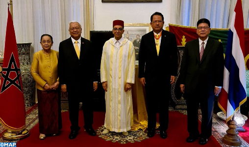 Bangkok : remise d'une décoration Royale à l’ex-ambassadeur de Thaïlande au Maroc Bangkok : remise d'une décoration Royale à l’ex-ambassadeur de Thaïlande au Maroc