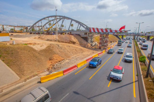 Casablanca-Tramway : Mise en place d’un pont bow-string dédié à la ligne T4