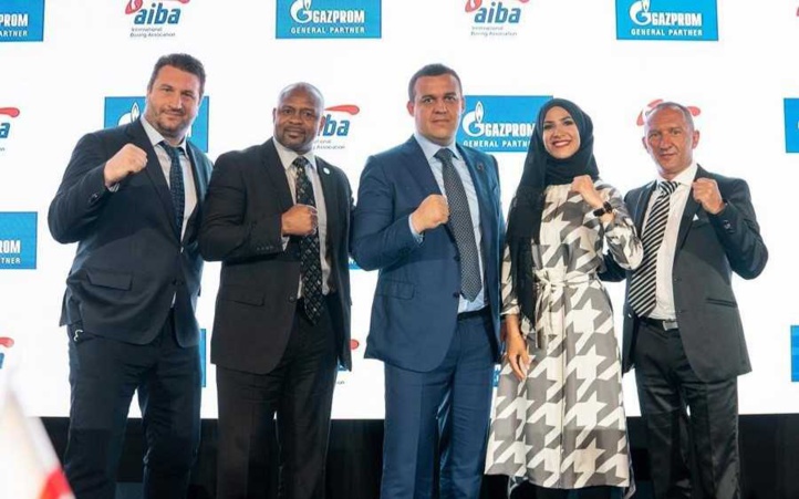 Quelques membres de la nouvelle Fédération internationale AIBA de boxe. Quelques membres de la nouvelle Fédération internationale AIBA de boxe.