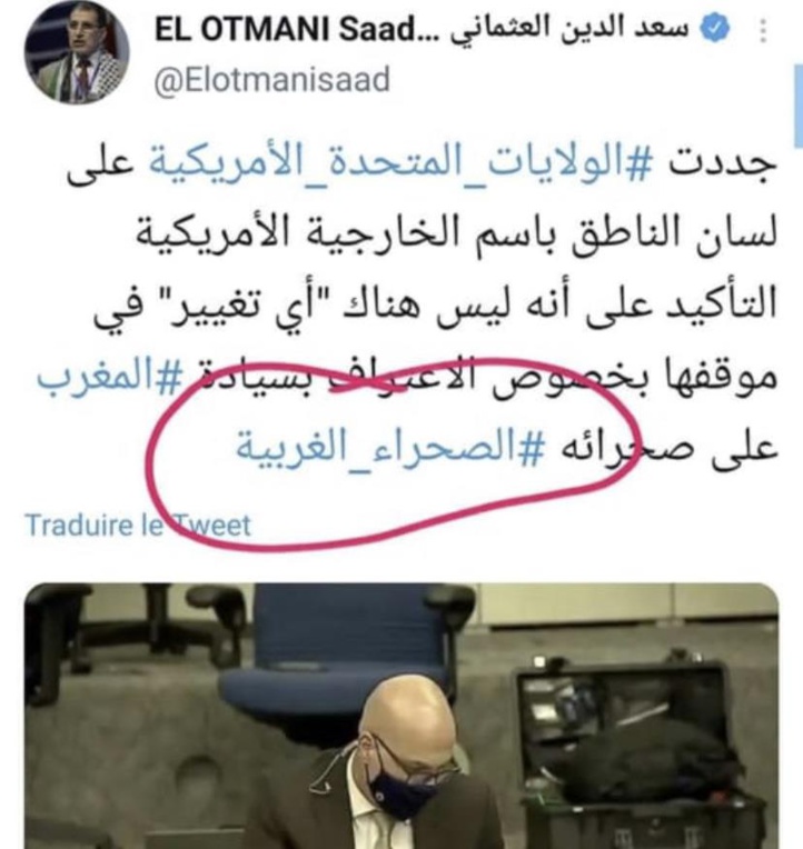 El Othmani suscite encore une fois la polémique avec un tweet