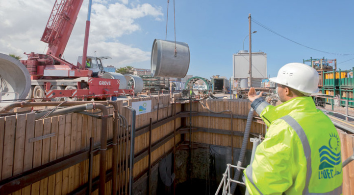 Stockage des eaux pluviales :  Achèvement des travaux de réalisation de la galerie de Hay Sadri