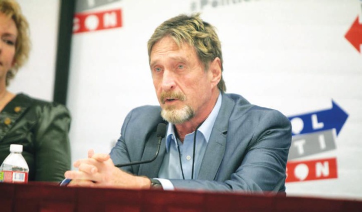 Affaire McAfee : serait-ce un meurtre maquillé en suicide? Affaire McAfee : serait-ce un meurtre maquillé en suicide?