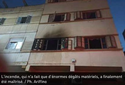 Nador : Une famille sauvée d’un incendie grâce aux voisins