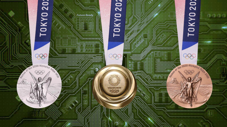 JO Tokyo : Des médailles recyclées à partir de téléphones portables récupérés ! JO Tokyo : Des médailles recyclées à partir de téléphones portables récupérés !