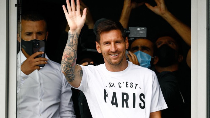 Messi est arrivé à Paris Messi est arrivé à Paris