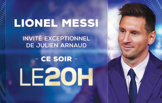 Messi, invité exceptionnel sur TF1 Messi, invité exceptionnel sur TF1
