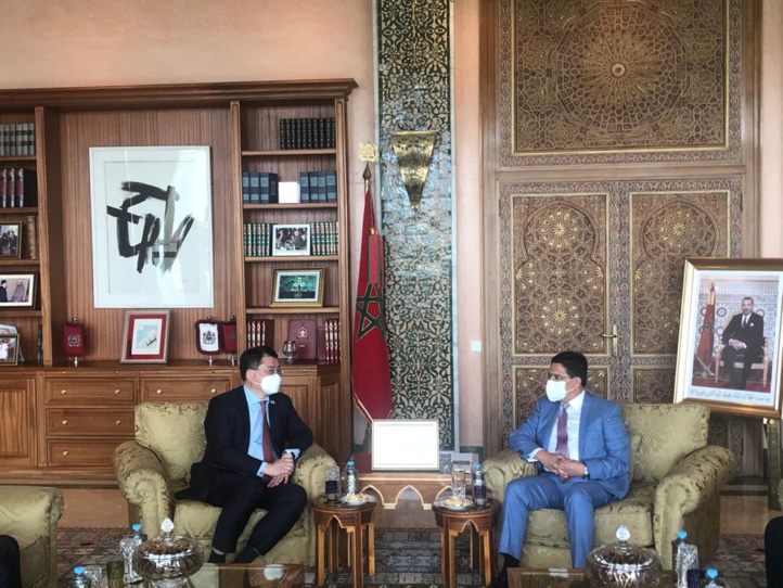 Nasser Bourita reçoit le Premier vice-ministre sud-coréen des AE Nasser Bourita reçoit le Premier vice-ministre sud-coréen des AE
