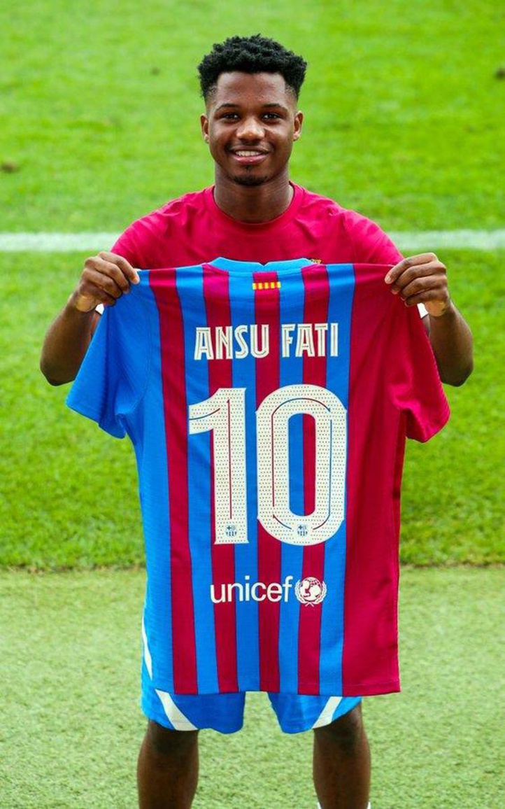 Barça : Le N°10 attribué au jeune Ansu Fati Barça : Le N°10 attribué au jeune Ansu Fati