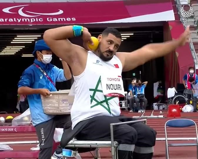 Paralympiques / Lancer du poids : Azeddine Nouiri décroche une médaille d’argent