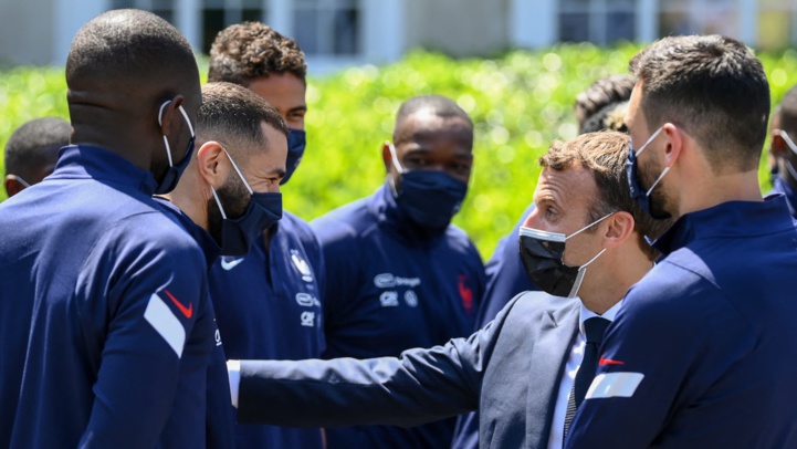Football : Macron aurait fait pression pour le rappel de Benzema en équipe de France !? Football : Macron aurait fait pression pour le rappel de Benzema en équipe de France !?