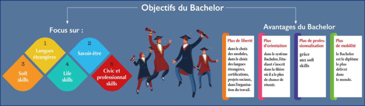 Bachelor :  Une architecture pédagogique adéquate aux marchés national et international