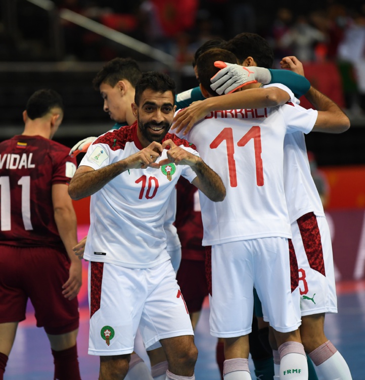 Coupe du monde de futsal : La sélection nationale se qualifie pour les quarts de finale aux dépens du Venezuela