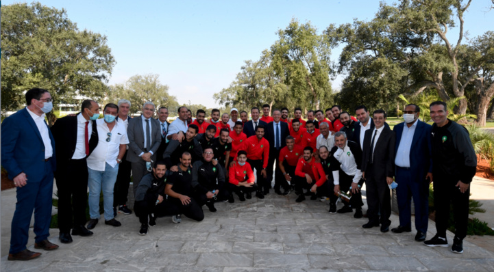Futsal : Ce mercredi matin, la sélection marocaine était à l’honneur au Complexe de football Mohammed VI Futsal : Ce mercredi matin, la sélection marocaine était à l’honneur au Complexe de football Mohammed VI