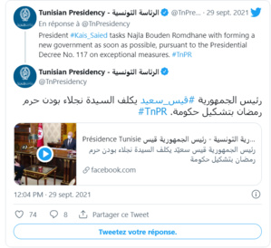 Tunisie : Najla Bouden nommée première ministre