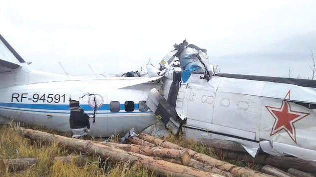 Crash d’avion : 15 morts dans le centre de Russie Crash d’avion : 15 morts dans le centre de Russie