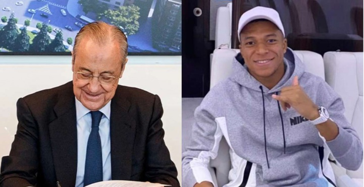 Kylian Mbappé au Real en juin 2022 Kylian Mbappé au Real en juin 2022