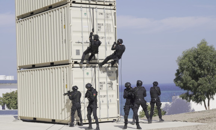 Etats-Unis- Maroc : Inauguration d'une tour de descente en rappel en faveur des Forces Spéciales de la Marine Royale