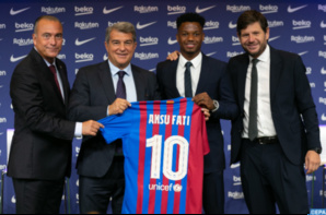 FC Barcelone : Ansu Fati, Catalan jusqu’en 2027 avec une clause libératoire d’un milliard d’euros ! FC Barcelone : Ansu Fati, Catalan jusqu’en 2027 avec une clause libératoire d’un milliard d’euros !