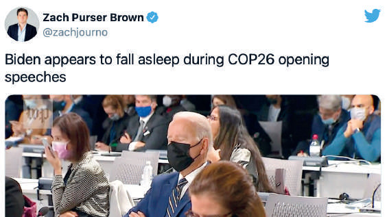 Joe Biden pris en flagrant délit