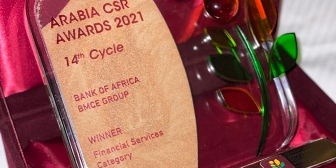 Arabia CSR Awards: BMCE Group primée pour la 8ème année consécutive Arabia CSR Awards: BMCE Group primée pour la 8ème année consécutive
