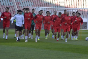 La dernière séance d'entrainement de l'équipe nationale avant la rencontre face au Soudan ce vendredi. Ph.Nidal