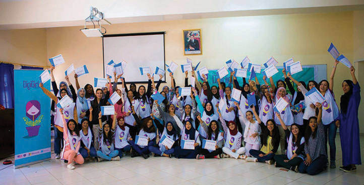 Innovation : 450 jeunes marocaines bénéficiaires du programme DigiGirlz