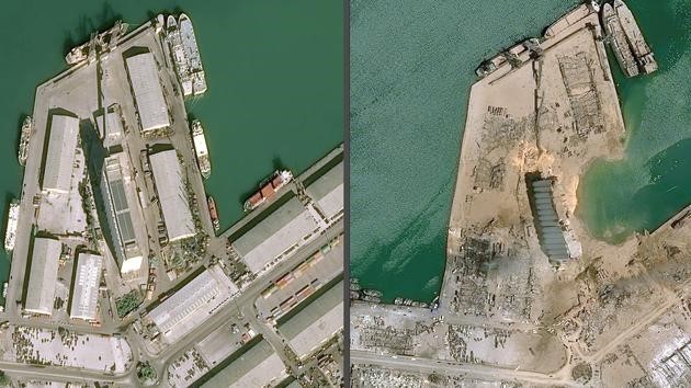 Liban : Moscou livre les images satellites de l’explosion du port de Beyrouth