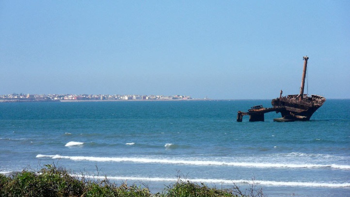 El Jadida : L’épave devenue « œuvre d’art »…