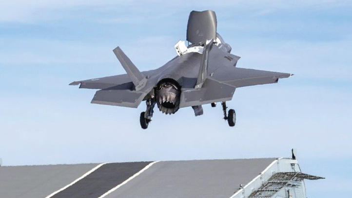Crash : Chute d’un F-35 britannique en Méditerranée Crash : Chute d’un F-35 britannique en Méditerranée