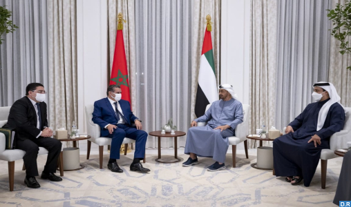 Le Prince héritier d'Abou Dhabi reçoit Aziz Akhannouch émissaire de SM le Roi Le Prince héritier d'Abou Dhabi reçoit Aziz Akhannouch émissaire de SM le Roi