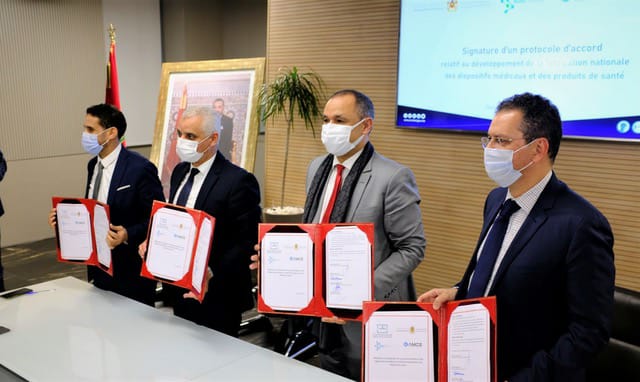 Dispositifs et produits médicaux : protocole d’accord quadripartite pour promouvoir le 'Made in Morocco' Dispositifs et produits médicaux : protocole d’accord quadripartite pour promouvoir le 'Made in Morocco'