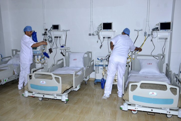 Marrakech : Nouvel hôpital de campagne dédié aux patients Covid-19 Marrakech : Nouvel hôpital de campagne dédié aux patients Covid-19