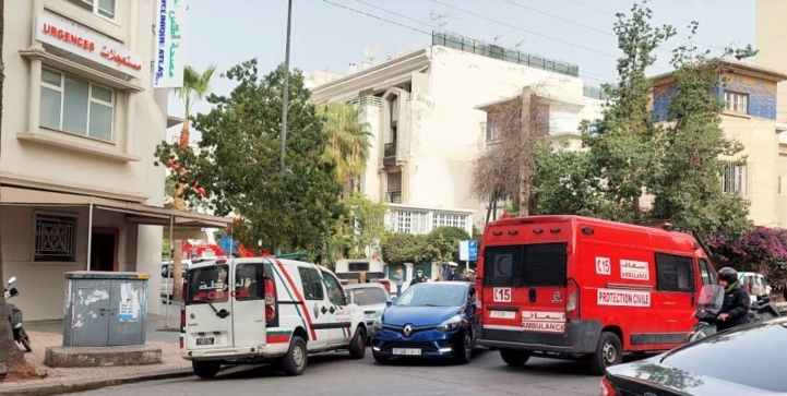 Casablanca : Incendie dans la polyclinique Atlas Casablanca : Incendie dans la polyclinique Atlas
