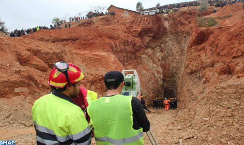 Sauvetage du petit Rayan: Début des travaux de forage horizontal   Sauvetage du petit Rayan: Début des travaux de forage horizontal