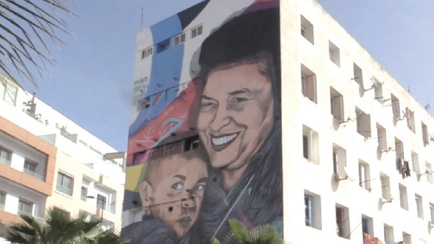 Street Art : Une fresque en hommage à « Mama Assia » Street Art : Une fresque en hommage à « Mama Assia »