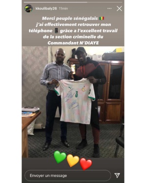 Vol du portable du Capitaine de l’équipe du Sénégal : Le téléphone finalement récupéré par la police chez un receleur ! Vol du portable du Capitaine de l’équipe du Sénégal : Le téléphone finalement récupéré par la police chez un receleur !