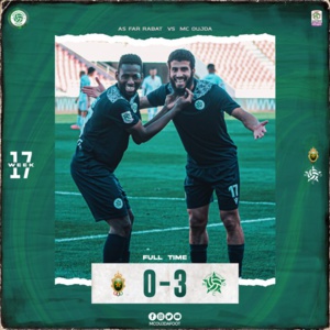 Botola Pro D1 / AS FAR-MCO (0-3) : Les Oujdis auteurs d’une belle prestation et d’une victoire méritée ! Botola Pro D1 / AS FAR-MCO (0-3) : Les Oujdis auteurs d’une belle prestation et d’une victoire méritée !