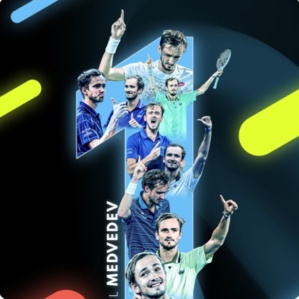 Daniil Medvedev, le nouveau patron du tennis mondial.