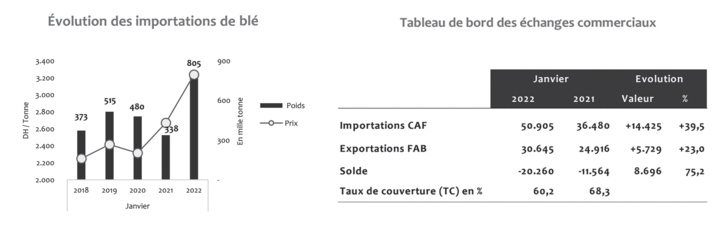 Commerce extérieur : Les cours de blé pris en étau par la sécheresse et le conflit ukrainien Commerce extérieur : Les cours de blé pris en étau par la sécheresse et le conflit ukrainien