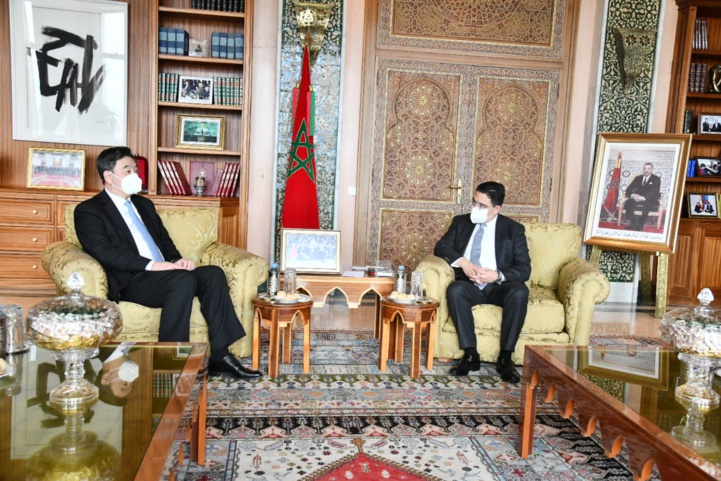 Nasser Bourita s'entretient avec l'envoyé spécial de la Chine pour le Moyen-Orient