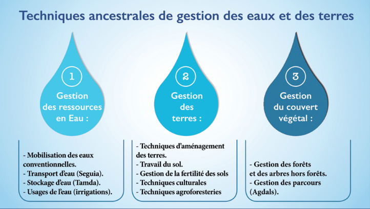 Gestion des eaux et des terres : Le génie ancestral en appui aux techniques et ouvrages modernes